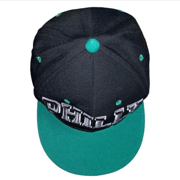 PHILLY Baseball Snapback Hat Cap One Nation Philadelphia Hat Green Gray Black - Picture 10 of 10